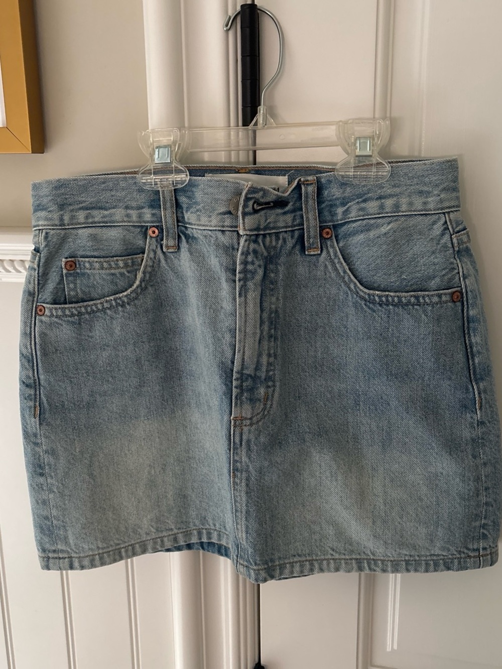 Aritzia denim forum skirt